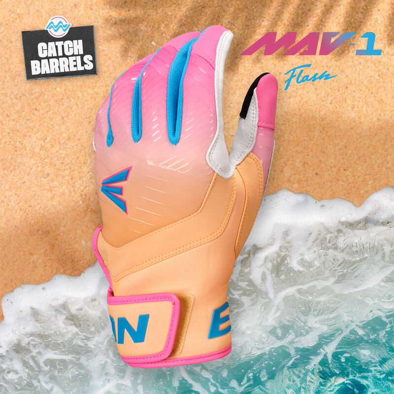 Easton Walk-Off Ethos Flash Batting Gloves, Adult & Youth Sizes