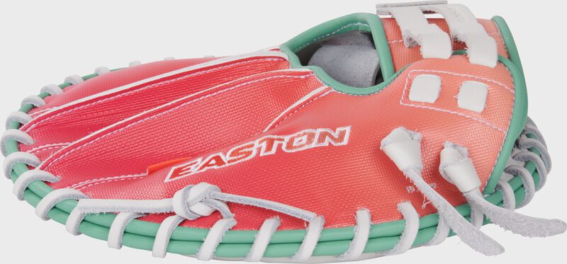 Left side of a melon Jen Schro flat training glove