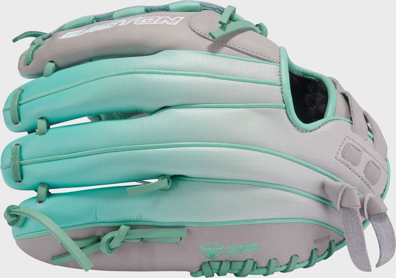 Professional Collection Color Splash 2.0 Grey/Mint 12" Fastpitch Utility Glove, Left Hand Throw
