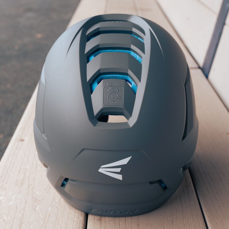 Easton Z50 Batting Helmet With Multi-Adjust Jaw Guard, Charcoal, M/L loading=