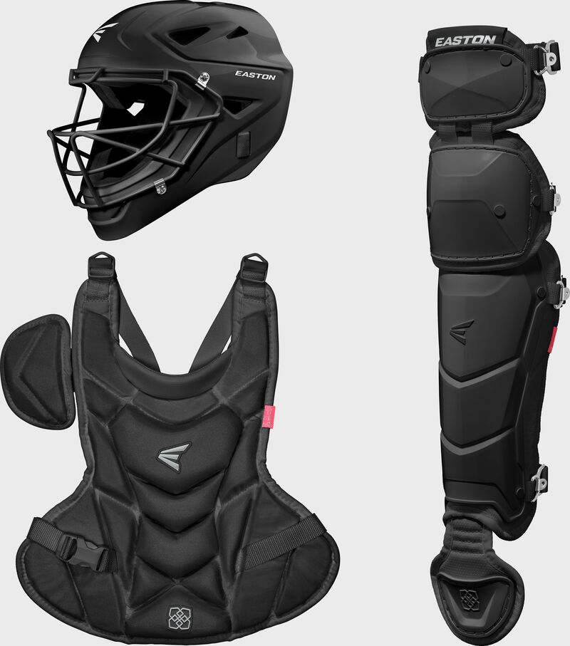 Easton Jen Schro My Very First Youth Catcher's Set, Black, XS