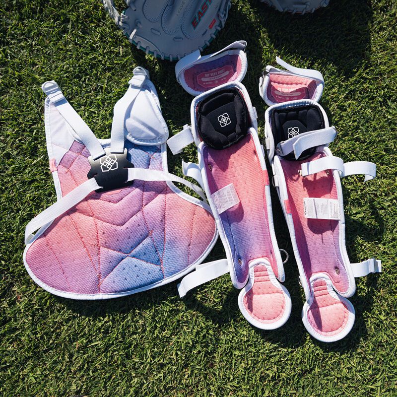 Easton Jen Schro My Very First Youth Catcher's Set, White, XS