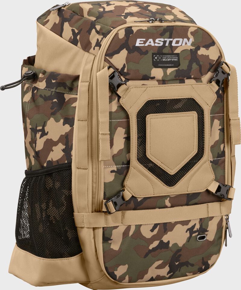 Easton Walk-Off Ethos Backpack, Tan/Army Camo