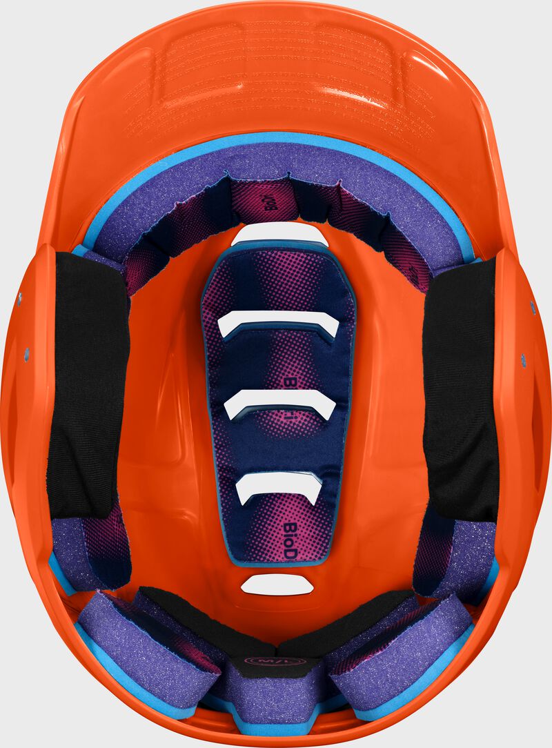 Easton Z50 Batting Helmet, Athletic Orange, S/M loading=