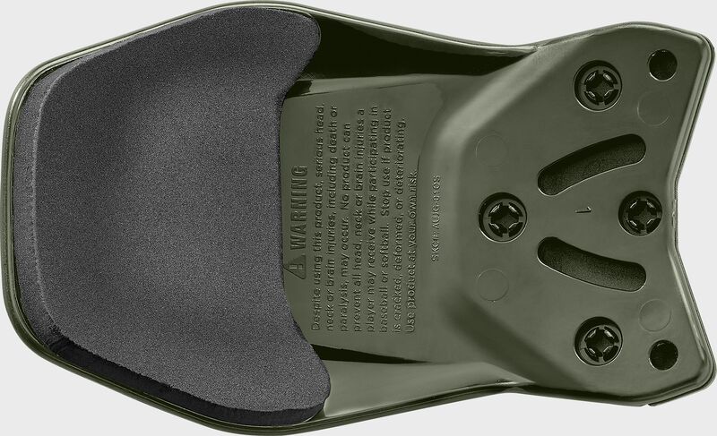Easton Mult-Adjust Jaw Guard, Military Green