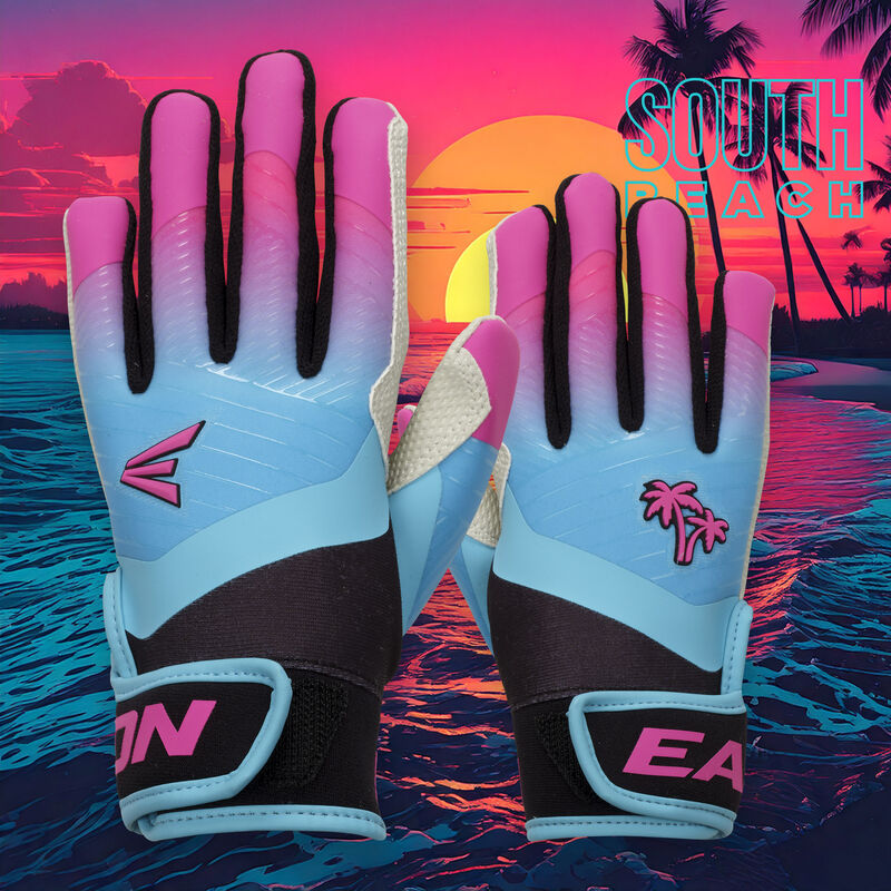 Easton Walk-Off Ethos South Beach T-Ball Batting Gloves, Youth XS