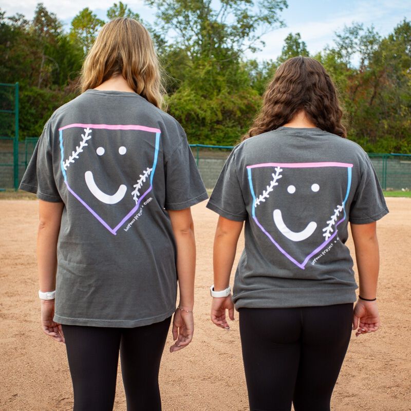 Easton x Happiness Project Just Smile Unisex Tee, Pepper, Adult S