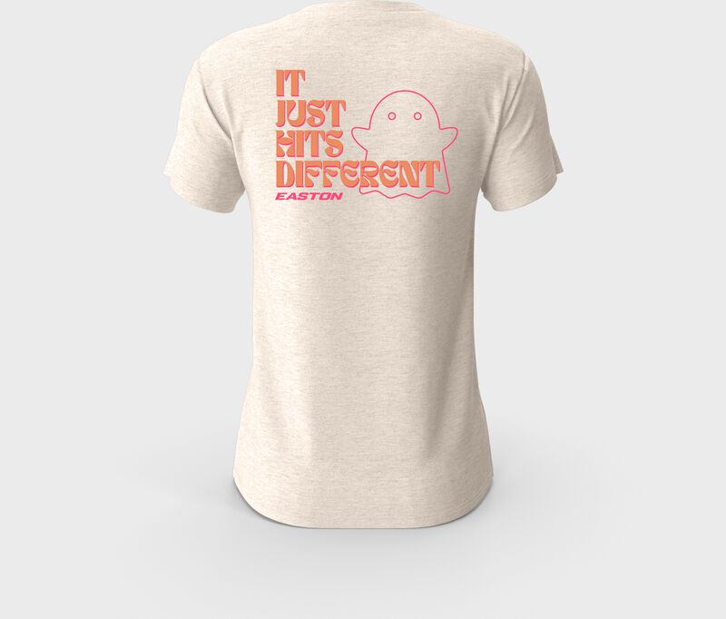 Easton Ghost "It Hits Different" Women's Tee, Pink, Women's S loading=