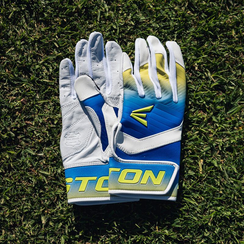 Walk-Off Ethos Hazy Collection Batting Gloves, Neptune Breeze, Adult S