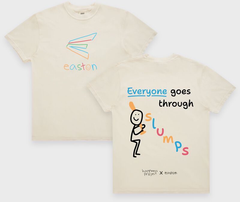 Easton Happiness Project Tee, Adult XL, Cream