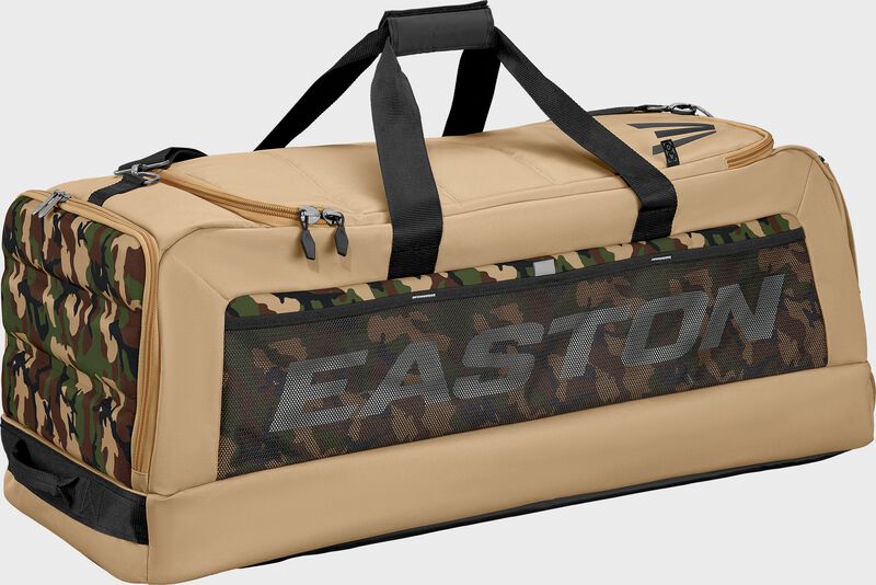 Flagship Duffle Bag, Tan/Army Camo
