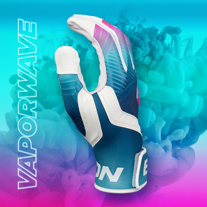 Walk-Off Ethos Hazy Collection Batting Gloves, Vaporwave, Adult S