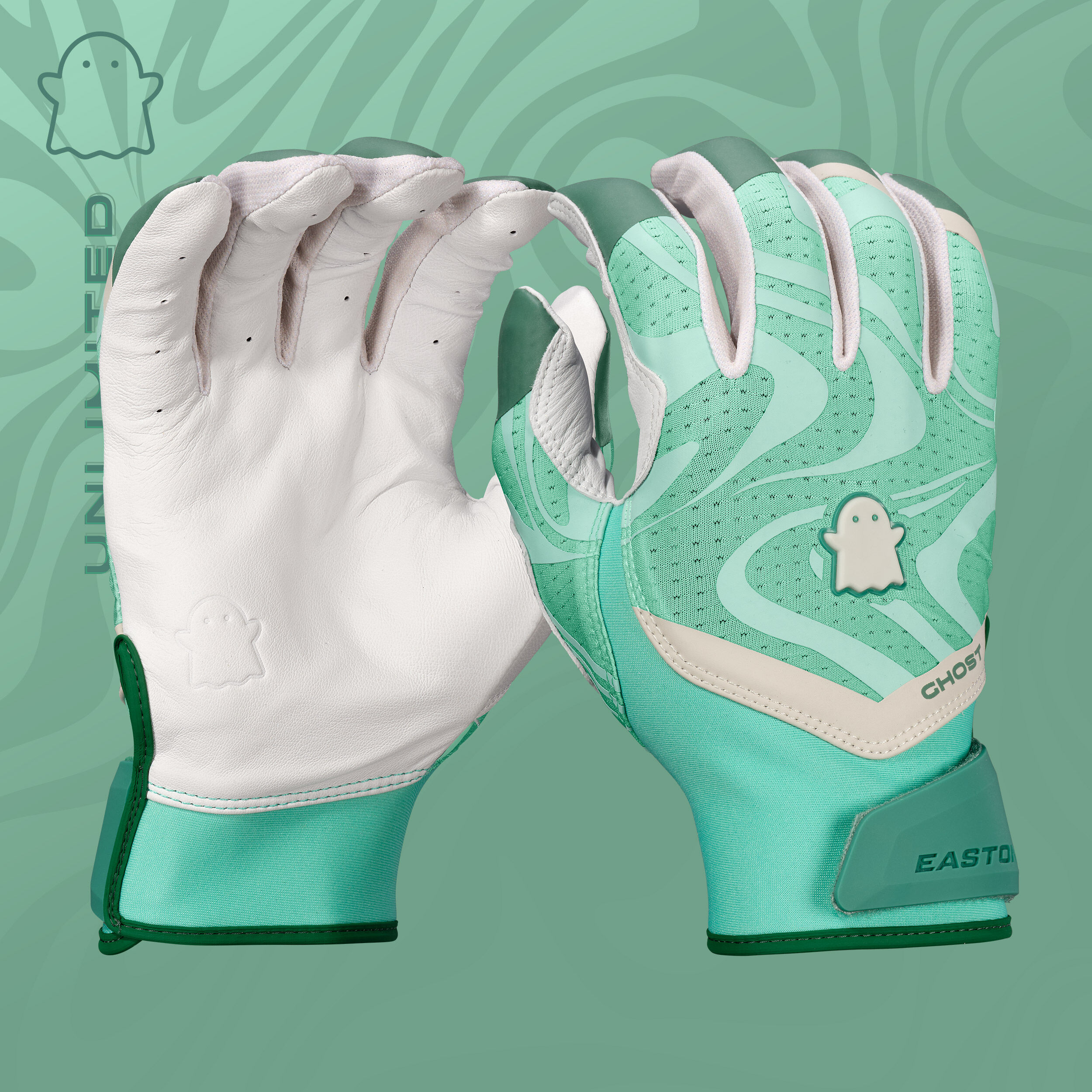 Easton Ghost Ethos Unlimited Green Fastpitch Batting Gloves
