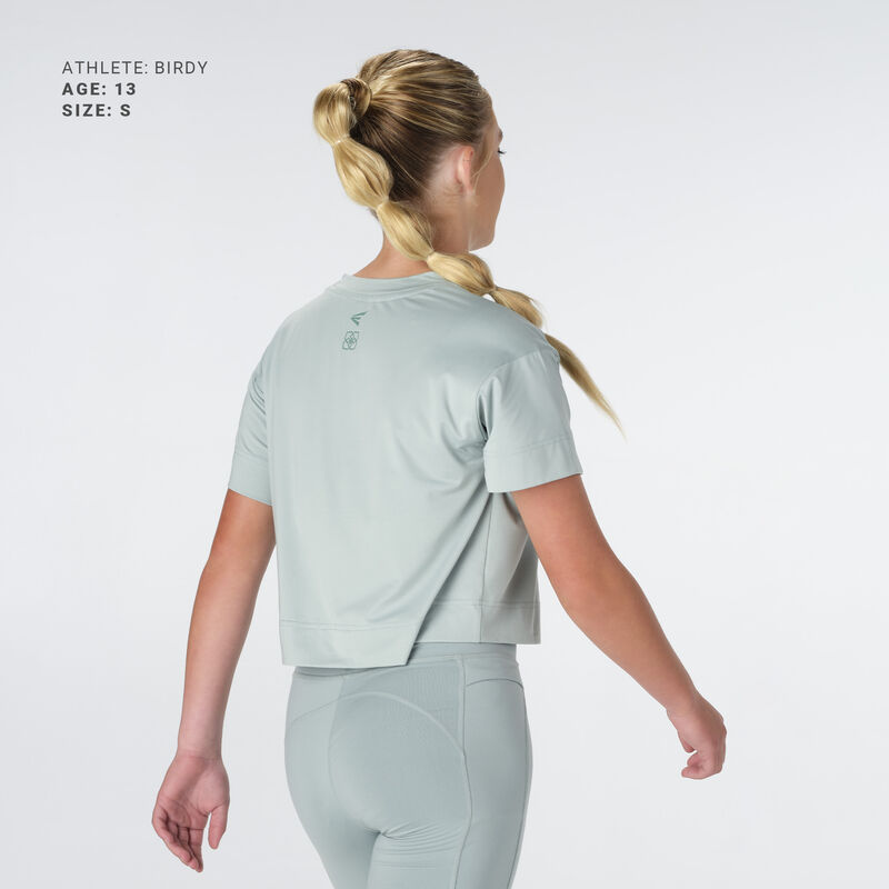 RSGSCT-GRN-XL JS CROP TEE