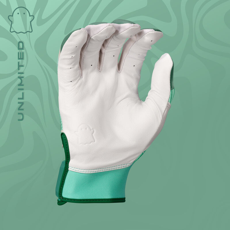 Easton Ghost Ethos Unlimited Green Fastpitch Batting Gloves, Women's S