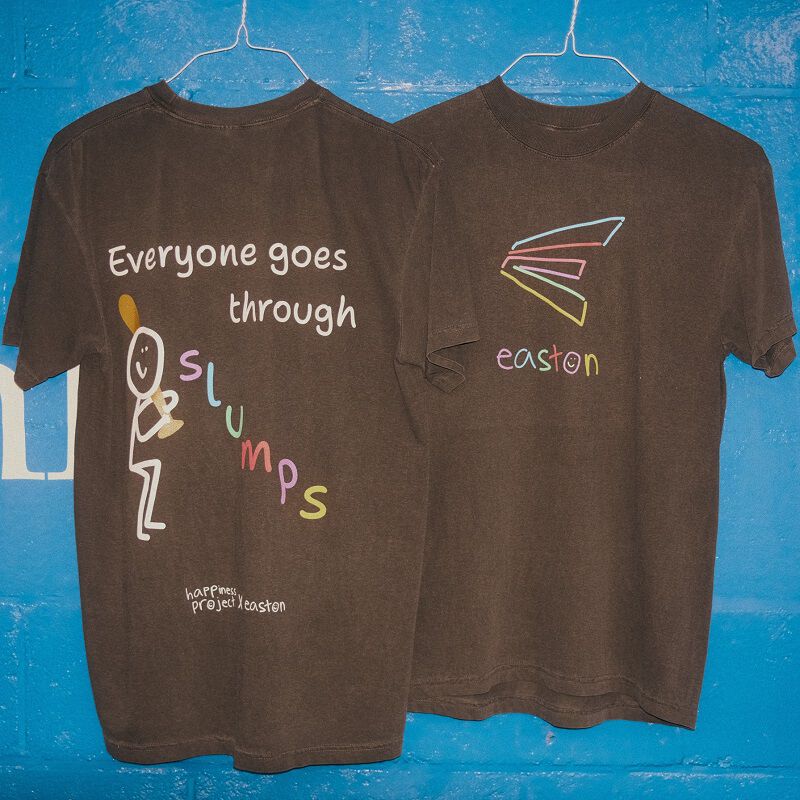 Easton Happiness Project Tee, Adult Small, Pepper