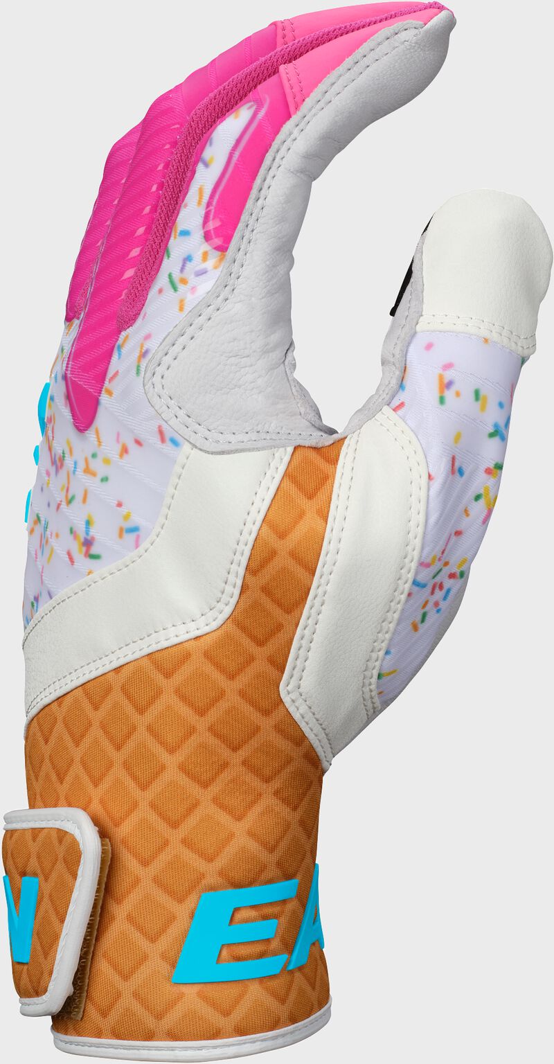 Thumb of the left hand Walk-Off Ethos Sugar Rush batting glove