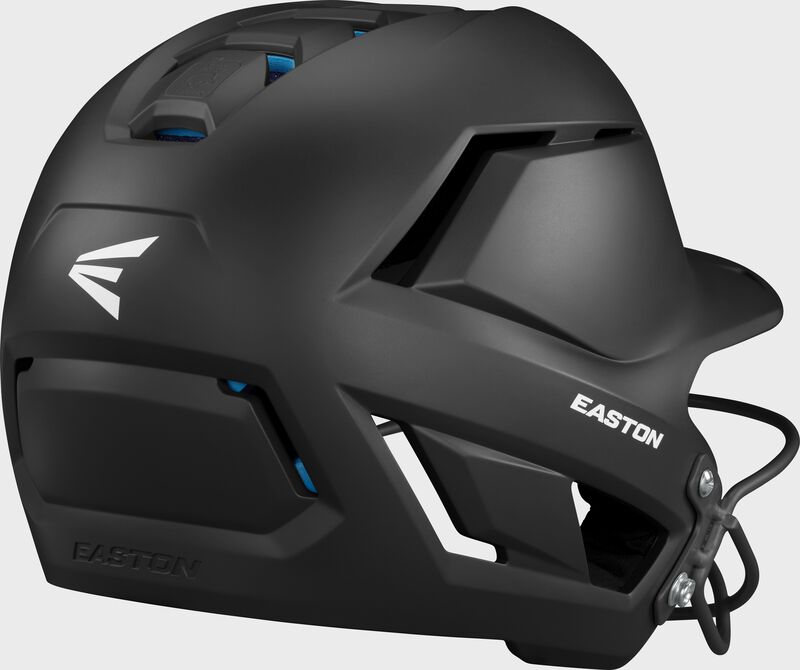 Back a black Easton Z50 fastpitch batting helmet loading=