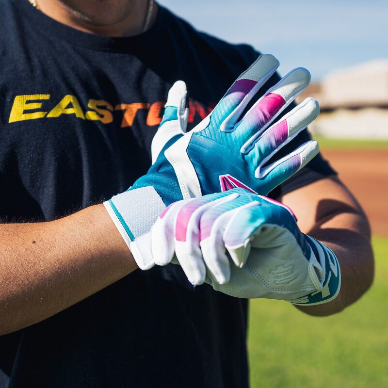 Walk-Off Ethos Hazy Collection Batting Gloves, Vaporwave, Adult S