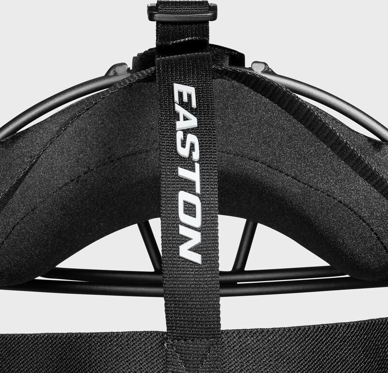 Top padding of a black Hyperlite Catcher's Mask