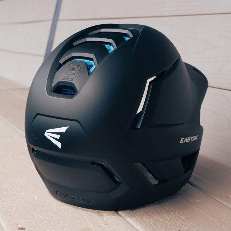 Easton Z50 Batting Helmet With Multi-Adjust Jaw Guard, Black, S/M