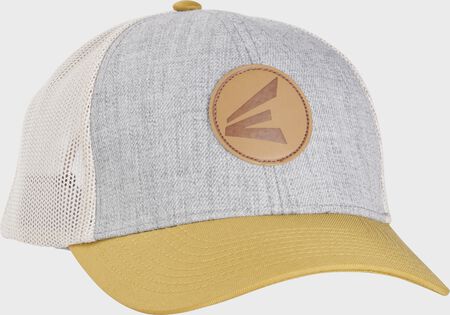 Easton Grey/White Mesh Snapback Hat