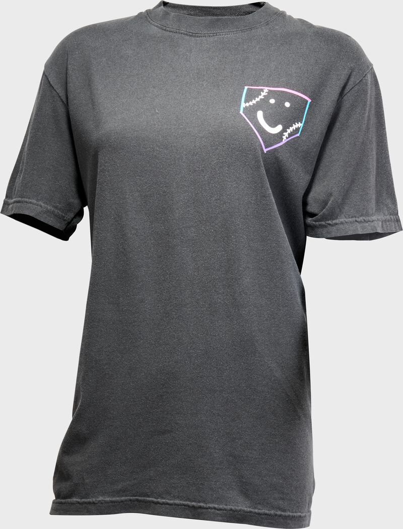 Easton x Happiness Project Just Smile Unisex Tee, Pepper, Adult S