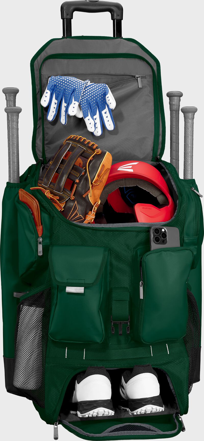 5-Tool Phenom Wheeled Bag, Dark Green