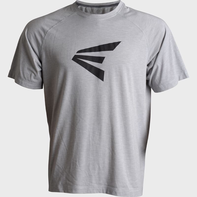 Easton Tri-Blend Performance Short Sleeve Shirt, Light Grey, XXX-Large