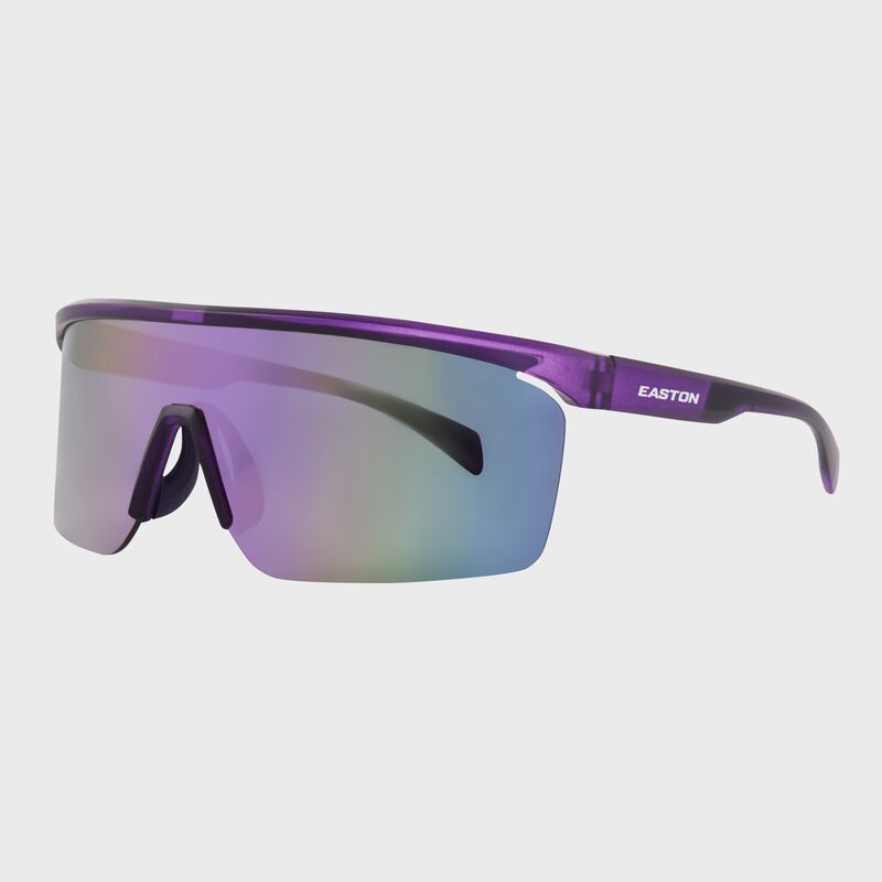 Easton 318 Half-Rim Sport Shield Sunglasses, Adult
