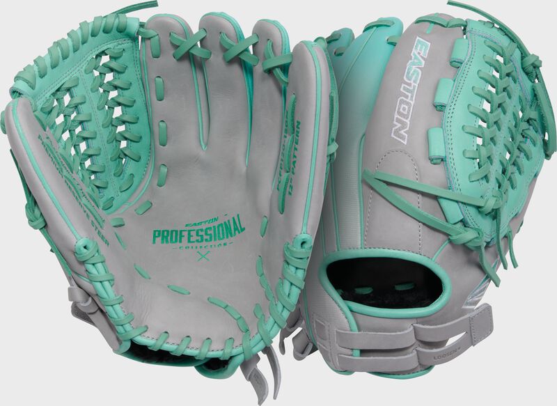 Professional Collection Color Splash 2.0 Grey/Mint 12" Fastpitch Utility Glove, Left Hand Throw