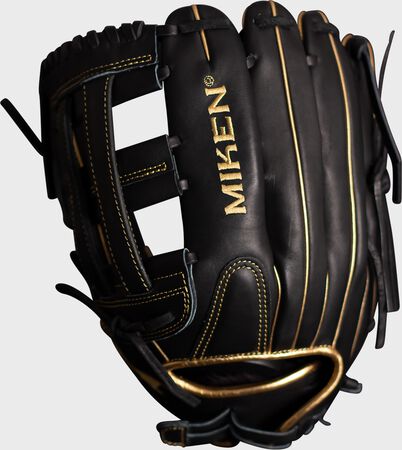 Gold Pro Series 14 in Black Slowpitch Glove Gold Pro Series 14 in Black Slowpitch Glove
