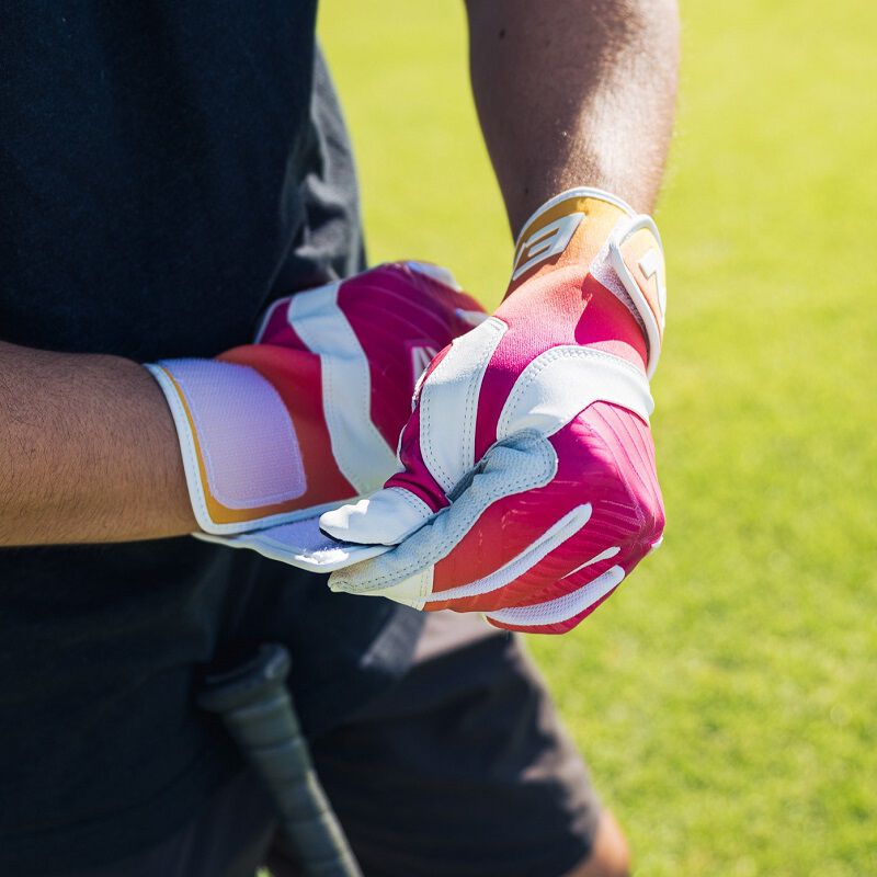 Walk-Off Ethos Hazy Collection Batting Gloves, Malibu Sunset, Adult L
