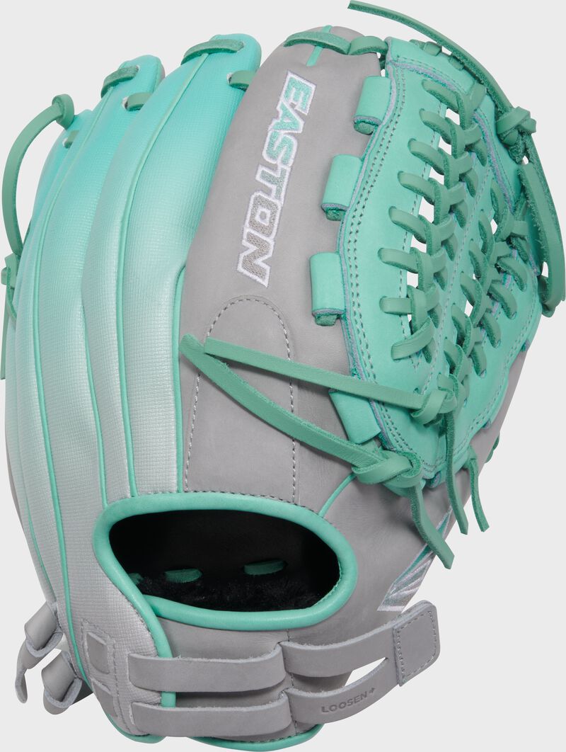 Professional Collection Color Splash 2.0 Grey/Mint 12" Fastpitch Utility Glove, Left Hand Throw