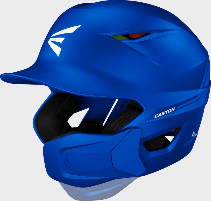 Easton Pro Max Batting Helmet With Multi-Adjust Jaw Guard, Royal, L/XL loading=