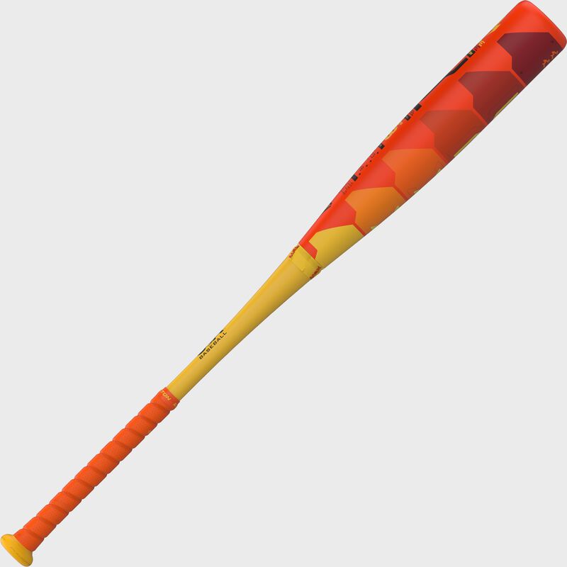 Image of a red/yellow/orange Hype Fire -8 USA Baseball bat