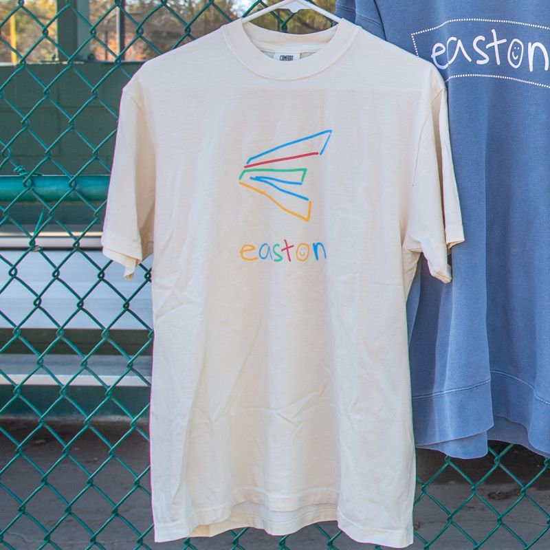Easton Happiness Project Tee, Adult XL, Cream loading=