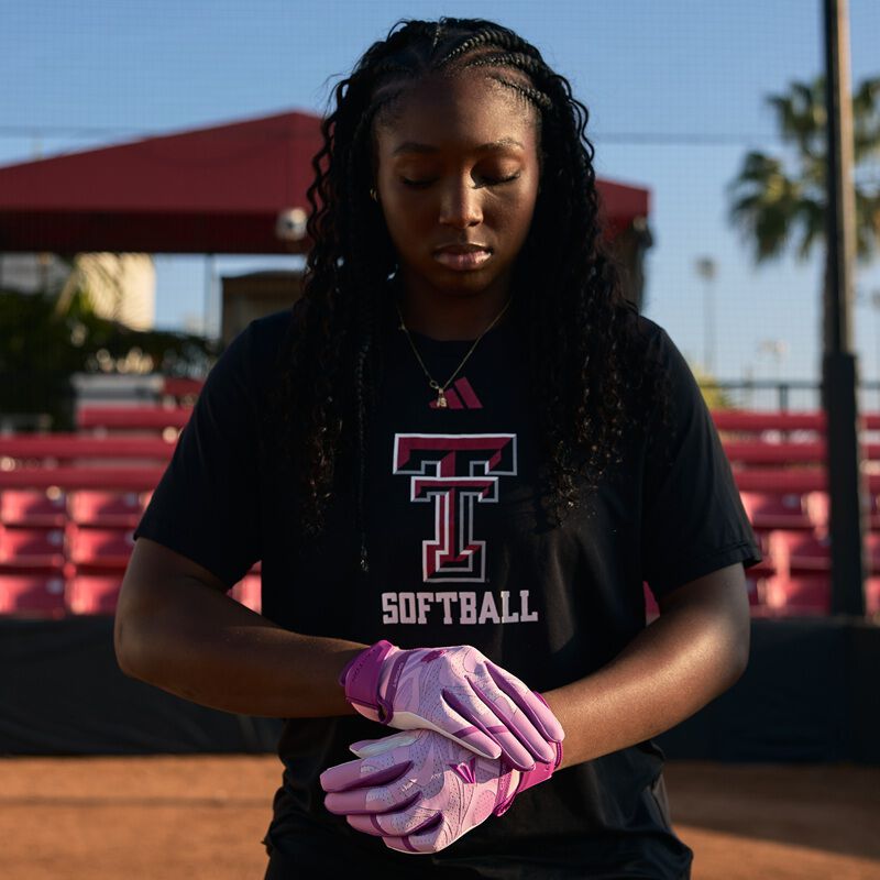 Easton Ghost Ethos Unlimited Lilac Fastpitch Batting Gloves, Women's S