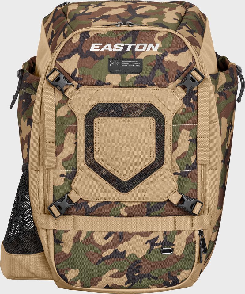 Easton Walk-Off Ethos Backpack, Tan/Army Camo