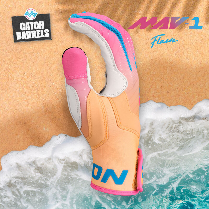 Easton Walk-Off Ethos Flash Batting Gloves, Adult & Youth Sizes