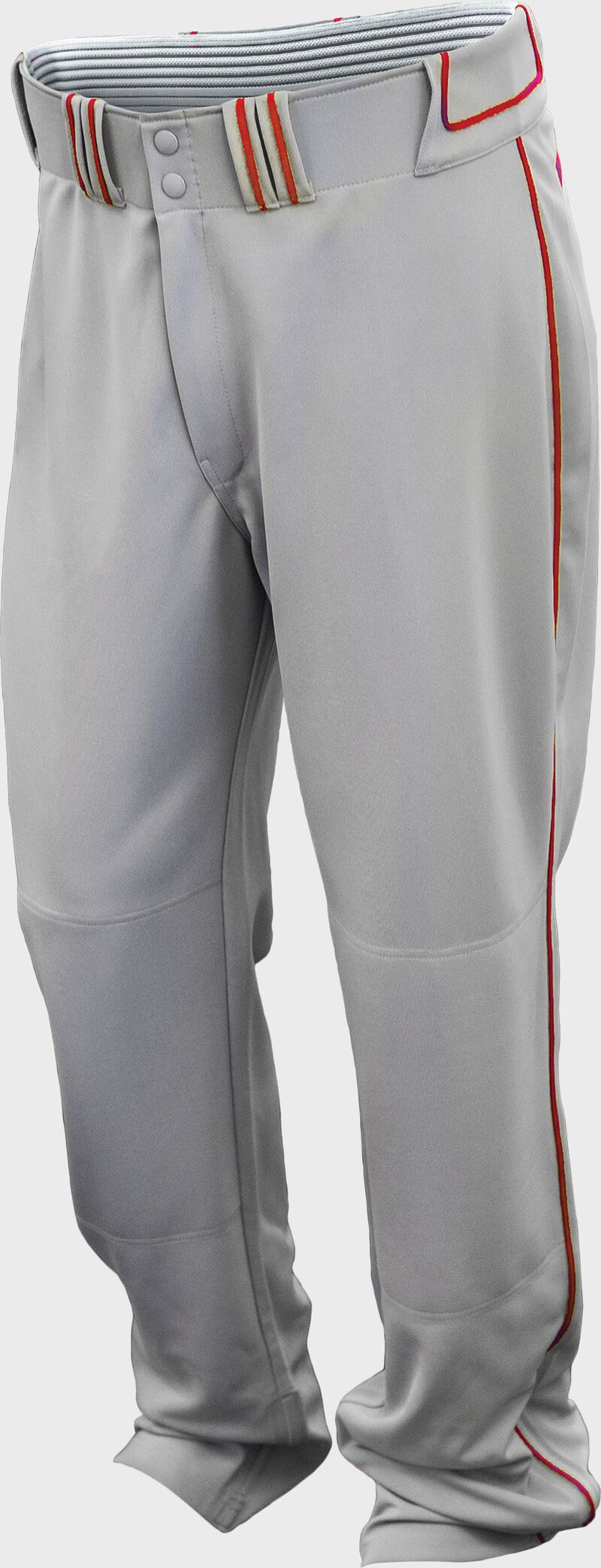 Walk-Off Pant Adult Piped GREY/RED  XL