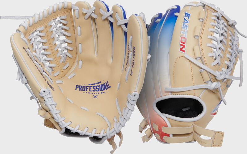 Professional Collection Color Splash 2.0 Camel/Red/White/Blue 12" Fastpitch Utility Glove, Left Hand Throw