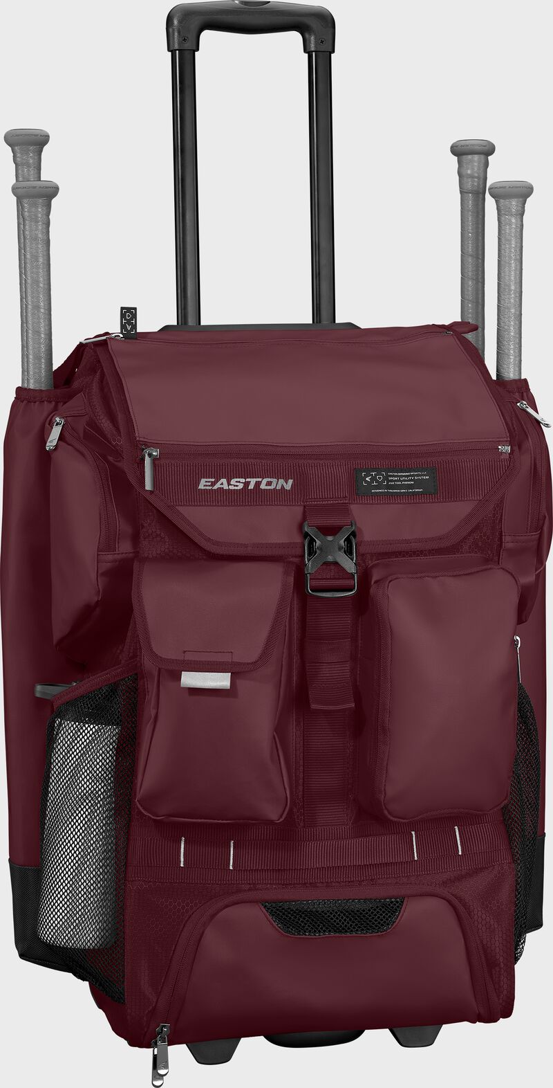 5-Tool Phenom Wheeled Bag, Maroon