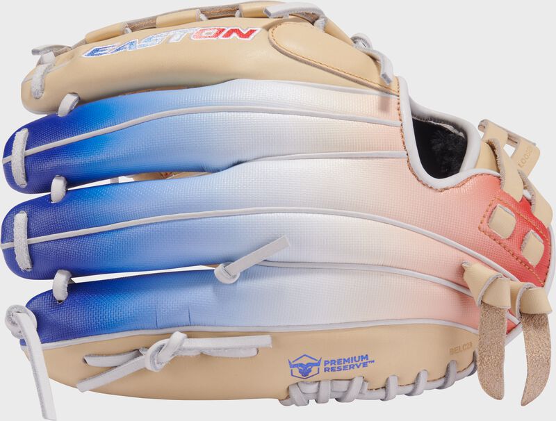 Professional Collection Color Splash 2.0 Camel/Red/White/Blue 12" Fastpitch Utility Glove, Left Hand Throw