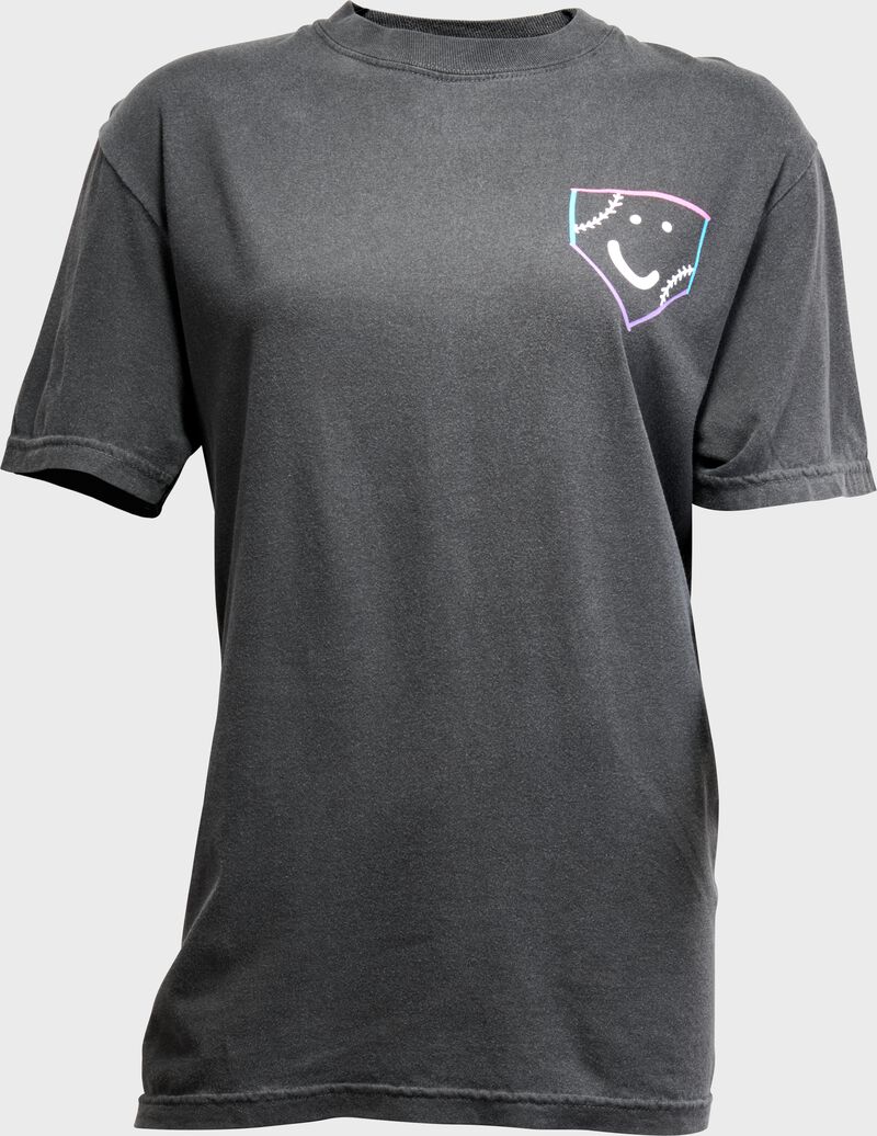 Easton x Happiness Project Just Smile Unisex Tee, Pepper, Adult S