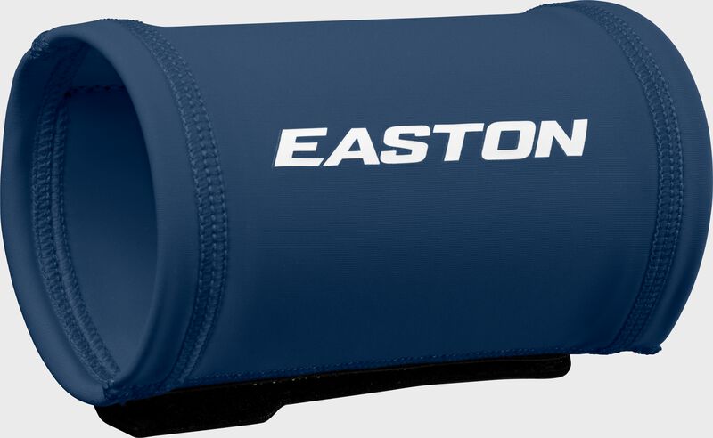 Easton logo on the back of a navy Easton Coach's wristband
