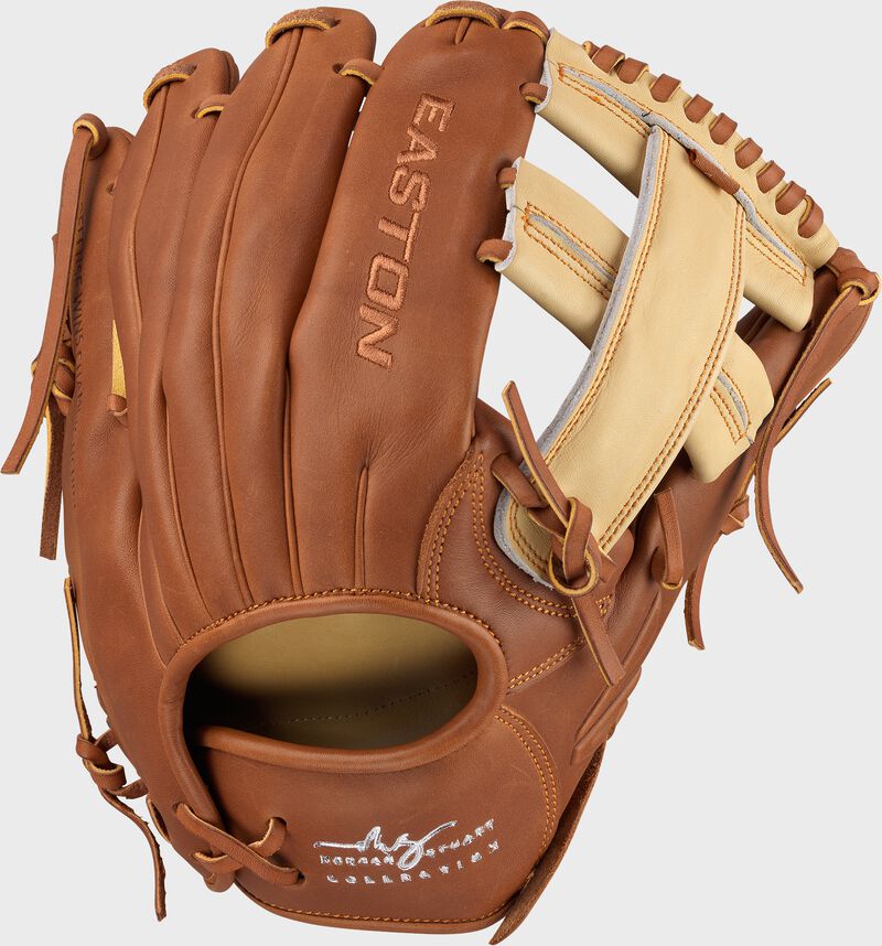 2021 Morgan Sturat Signature Series 11.75-Inch Infield Glove | Single Post  Web Fastpitch Glove | Easton