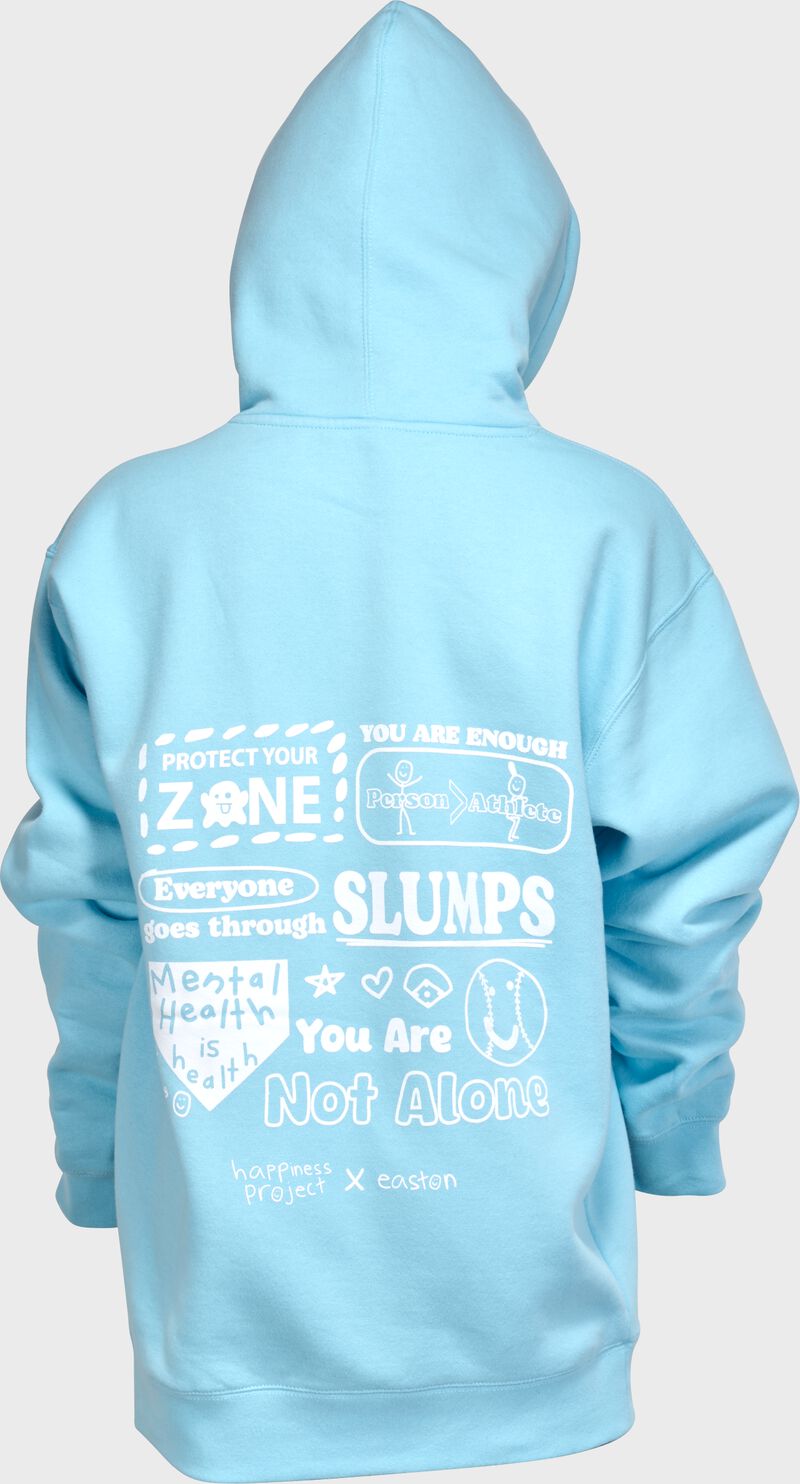 Easton x Happiness Project Collage Unisex Hoodie, Blue, Adult S