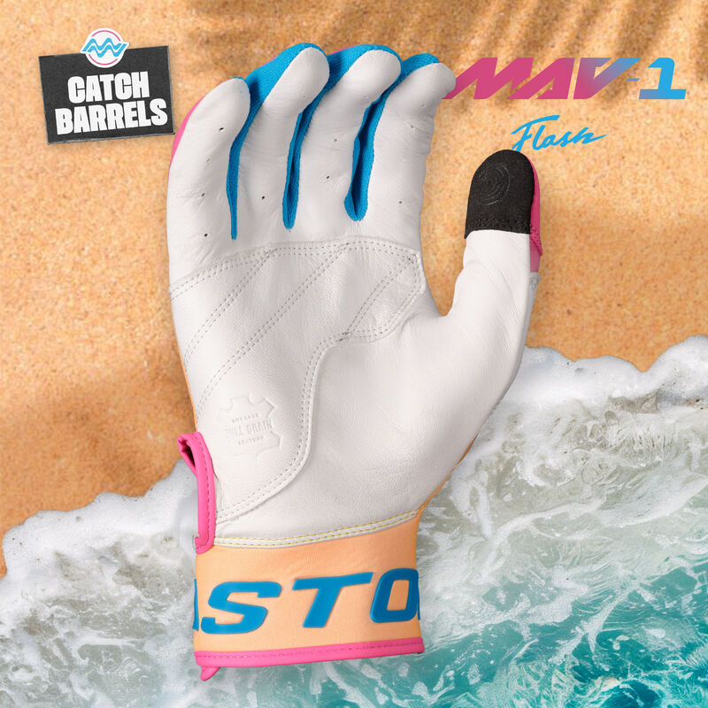 Easton Walk-Off Ethos Flash Batting Gloves, Adult & Youth Sizes