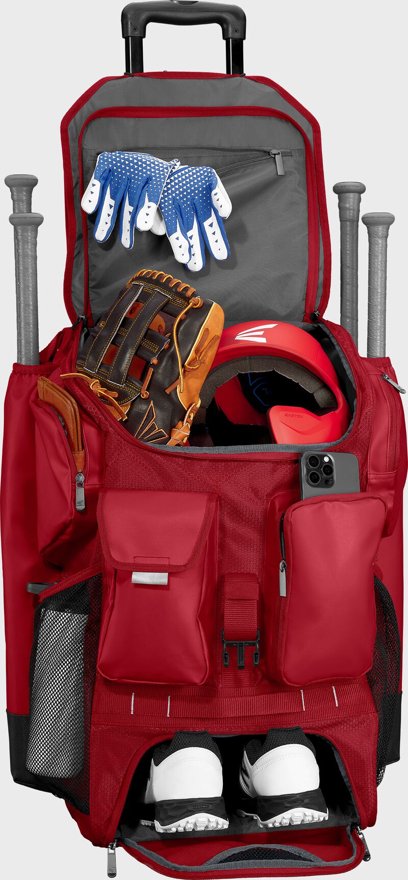 5-Tool Phenom Wheeled Bag, Red